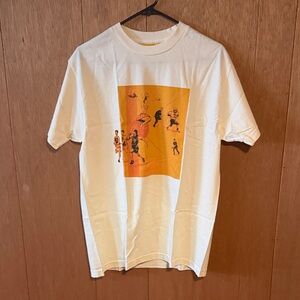 Union Pee-Chee tee  T-Shirt medium faded cream